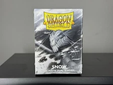 Dragon Shield Dual Matte Card Sleeves - Snow, 100 Count