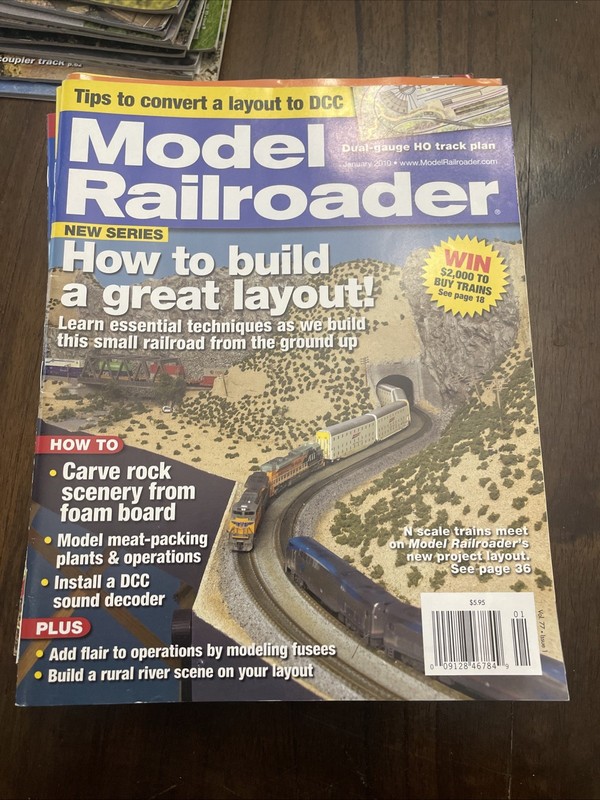 Model Railroader Magazine January Through December 2010 Full Year