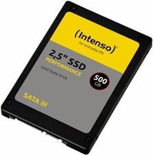 Intenso Solid State Disks (SSD) Intern SSD 2,5" SATA III Perform. (500GB)