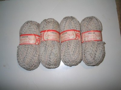 4 Skeins Sirdar Country Style Casuals Yarn 50g  138 yards