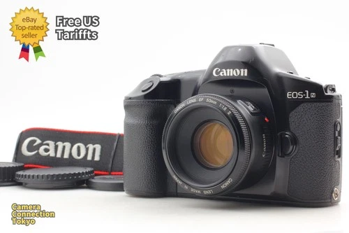 [Near MINT] Canon EOS 1N EOS-1N SLR 35mm Film Camera EF 50mm f/1.8 II Lens JAPAN