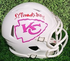 DERRICK NNADI Kansas City Chiefs CUSTOM BCA Mini Helmet Autographed / Signed