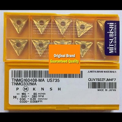10PCS / BOX Original   TNMG160408-MA US735 TNMG332MA Carbide Insert New *lj