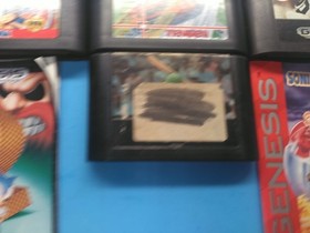 Sega Genesis System 1 W/ 6 Games  All Hookups