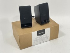 LOT OF 2 NEW Genuine Amazon Basics USB-Powered Speakers for Desktop or Laptop