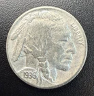 1936 S Buffalo Nickel - Actual Coin Shown - Free Shipping (0655)