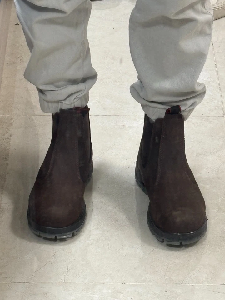 Redback Soft Toe Arbeitsstiefel braun Leder leicht Slipper Herren Gr. 41 " - Bild 2 von 4