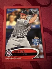 2012 Topps Update Bryce Harper Target Red Border #US299 Washington Nationals RC