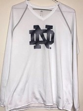 Women's Adidas ClimaLite Notre Dame Fighting Irish Long Sleeve Tee Size Large