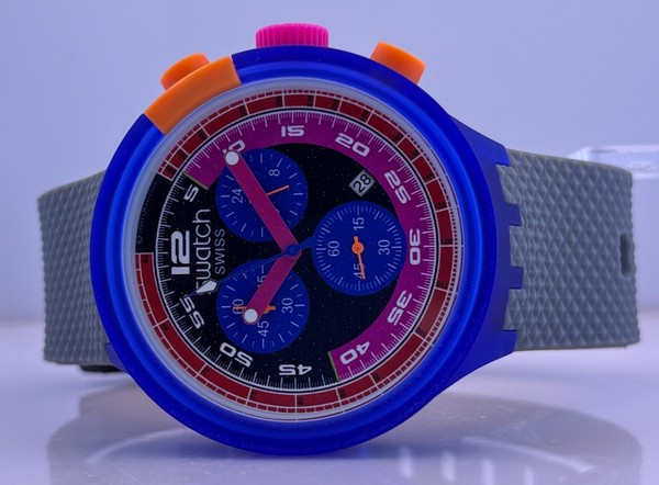 Reloj Swatch Chrono Cuarzo Multicolor con Subesferas y Fecha (Reacondicionado) 5
