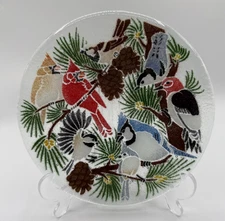 Peggy Karr Cardinals, Blue Jay, and Birds 8" Plate