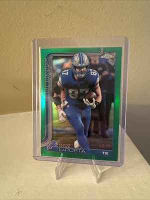 2025 Topps Chrome - Sam LaPorta #100 True Green Refractor /99