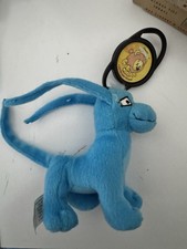 Vintage 2005 Neopets McDonald  s Blue Gelert Plush Keychain Bag Charm Clip Gift