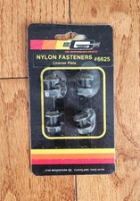 MR GASKET LICENSE PLATE NYLON FASTENERS #6625 NOS