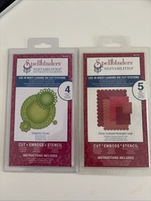 spellbinders nestabilities dies Lot Of 2 Circles  Rectangles