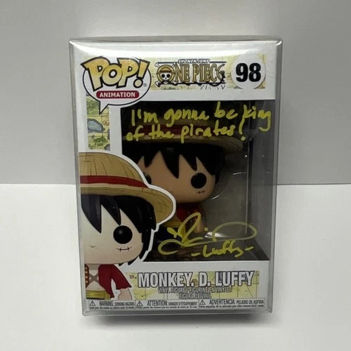 Funko Pop! Vinyl One Piece Monkey D. Luffy #98 Autographed With Protector