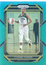 2023 Panini Prizm WNBA YVONNE TURNER #108 TEAL PRIZM #10/49 STORM