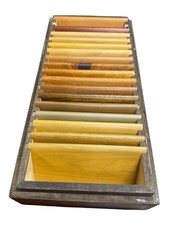 Pratt & Lambert 1955 mancha, barniz vendedor caja de muestra
