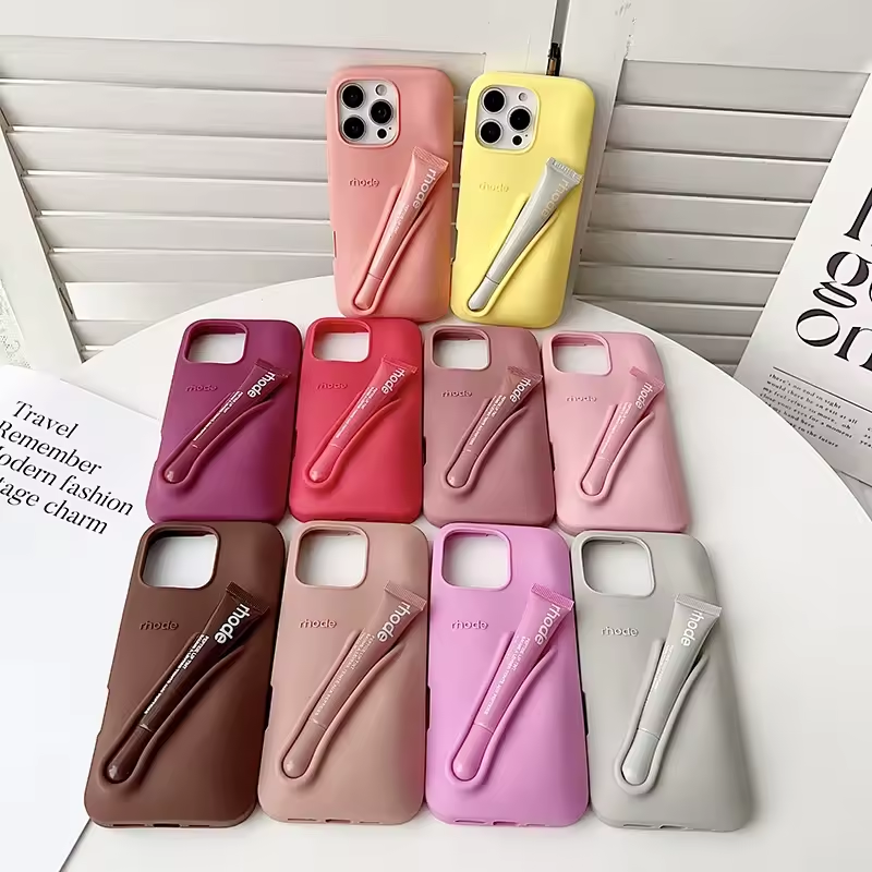Rhode Phone Case iPhone 11 12 13 14 15 16 Pro Max Plus Lipstick
