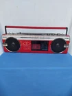 Vintage Sharp QT75 Boombox Radio Works No Tape Check Description