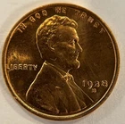 1938-D Lincoln Cent BU From Mint Roll - Really Nice High Grade Coin!! #10