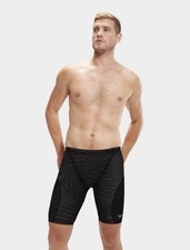 Speedo Black Deep Storm - Anthracite Pro LT Jammer Shorts Mens Size 36 NWT