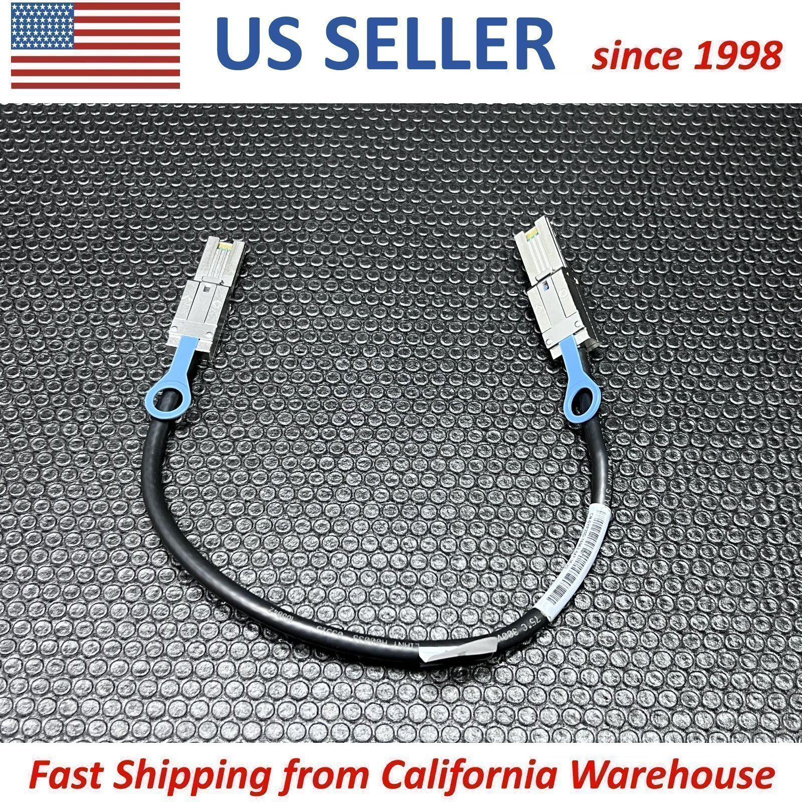 DELL 0YP20D 0.5M SFF-8088 Mini SAS Connector Stack Cable Amphenol PowerSwitch