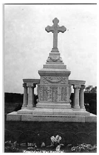 Kessingland War Memorial England Military RPPC Postcard