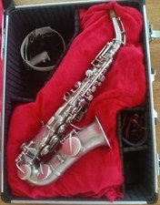 Buescher Curved Soprano Saxophone True-Tone, LP - Renovated new pads / springs