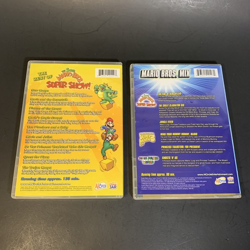Vintage Mario Brothers Bros. Mix Limited Ex DVD 1989 + Best Of Mario Super Show - Foto 2 di 16