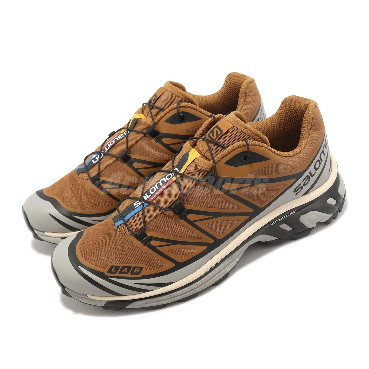 Salomon XT-6 Cathay Spice Brown Men Outdoors Trail Casual Shoes L47136500