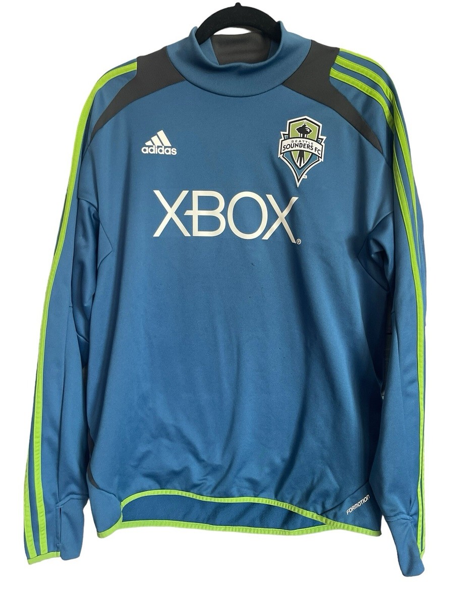 Seattle Sounders FC Authentic Adidas Pre Match Soccer Over Jersey