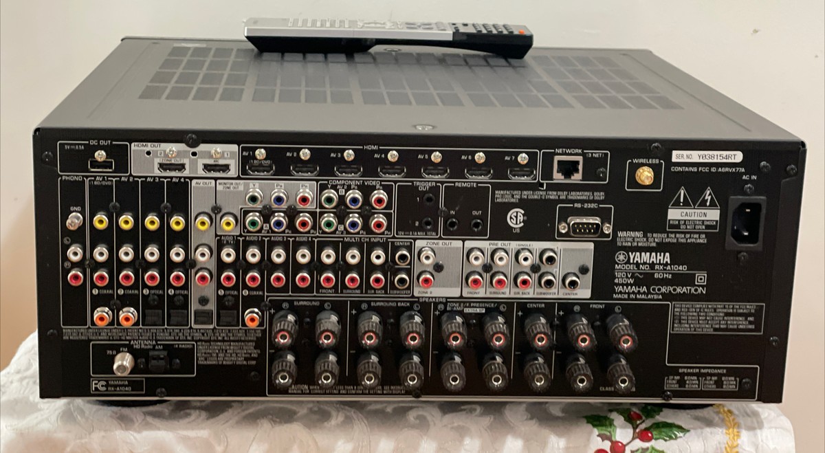 Yamaha RX-A1040 7.2-Channel AV Receiver With Remote | eBay Yamaha RX-A1040 7.2-Channel AV Receiver With Remote | eBay