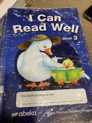 Abeka Basic I Can Read Well Book 3  Basic Phonics -  10 Pack NEW