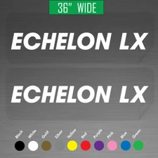 36" Echelon LX Boats Outboard Motor Marine Decals Vinyl Stickers Pair Set of 2