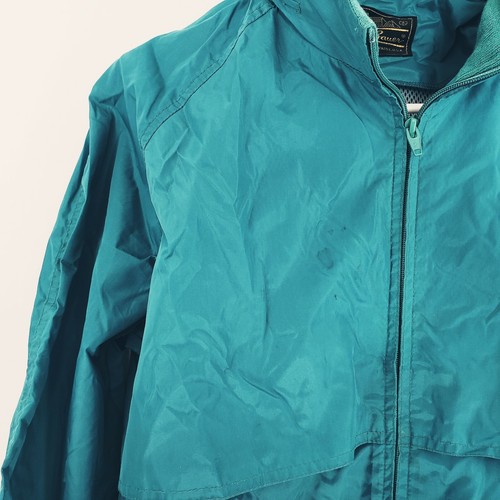 Eddie Bauer Womens Teal Full Zip Windbreaker Jacket Size M EUC - Picture 4 of 9