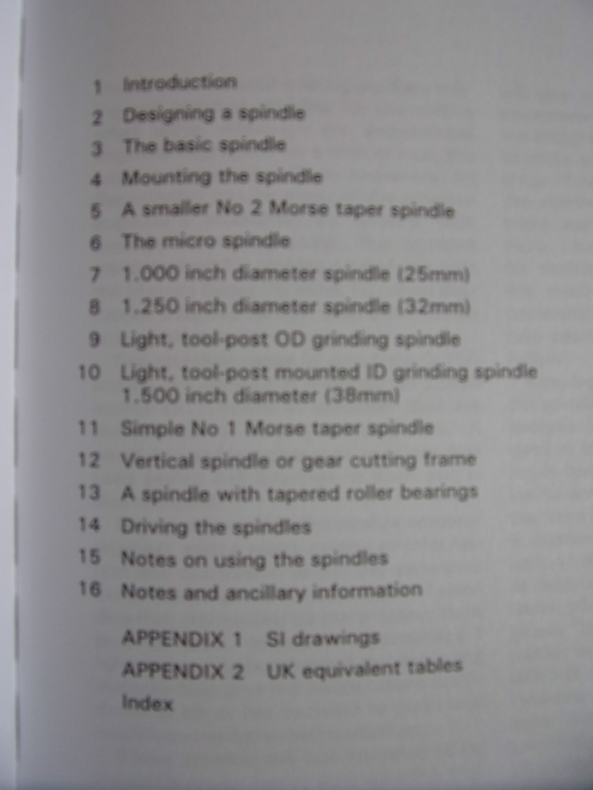 27 SPINDLES book manual guide Milling grinding drilling TYPES tips