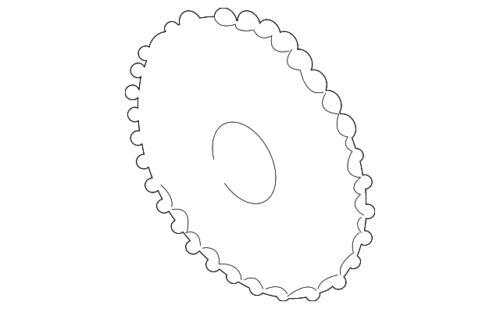 Engranaje del árbol de levas para Ford (P/N F8AZ-6256-BA)