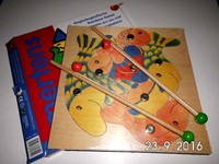 Magnetisches Angelspiel Aus Holz Mit 2 Angeln Ab 3 Jahren - Regenbogenfische