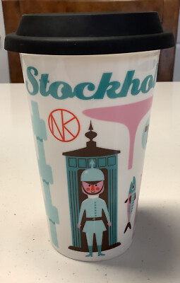 Stockholm Ceramic Travel Cup by OMM Design Mint Condition
