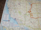 GULF OIL Gas service station Western United States Tourgide road map — photo 9