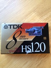 TDK -- Premium Grade 8mm MP120 -- For All 8mm Camcorders Blank Tape