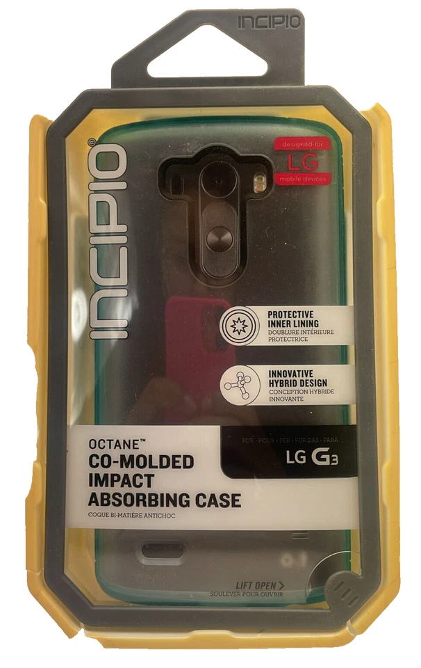 Funda Incipio Octane para LG G3 - Transparente/Azul Foto 4 de 4