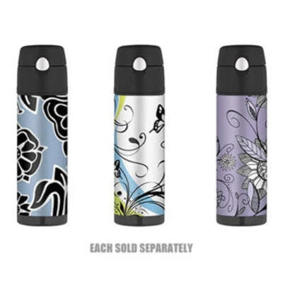 Bouteille d'eau thermos légère et compacte en acier inoxydable, anti-fuite - Photo 1/3