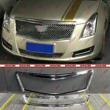 For 2013-2017 Xts Cadillac Chrome Front Bumper Upper Lower Grille Outer Border