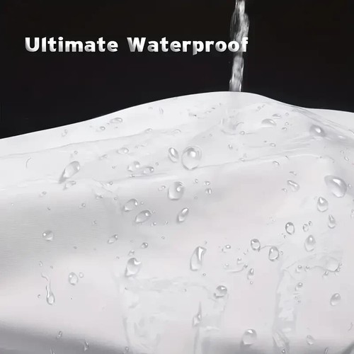 NUEVO EN PAQUETE Cortina de Ducha Navidad Flamenco Tropical Tela Impermeable con Ganchos - Imagen 4 de 4