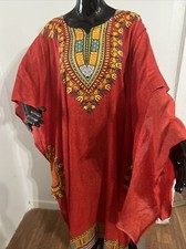 Read kaftan With Head Wrap