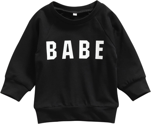 Infant Boy Sweatshirt Toddler Crewneck Sweater Newborn Baby Boy Girls Clothes Le