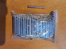 STAINLESS STEEL ROLL PINS. 1/8 x 1- 1/2" 200 PCS. NEW
