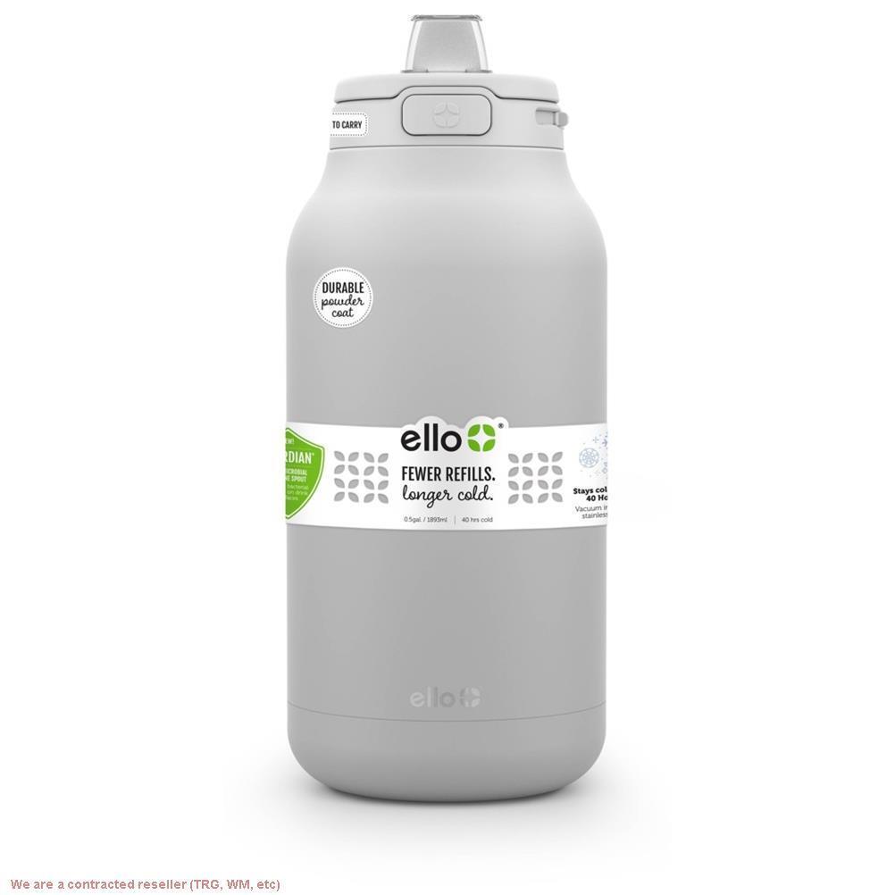 Кувшин Ello 64oz Hydra из нержавеющей стали 1/2 галлона - серый